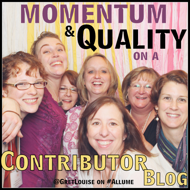 Momentum & Quality on a Contributor Blog