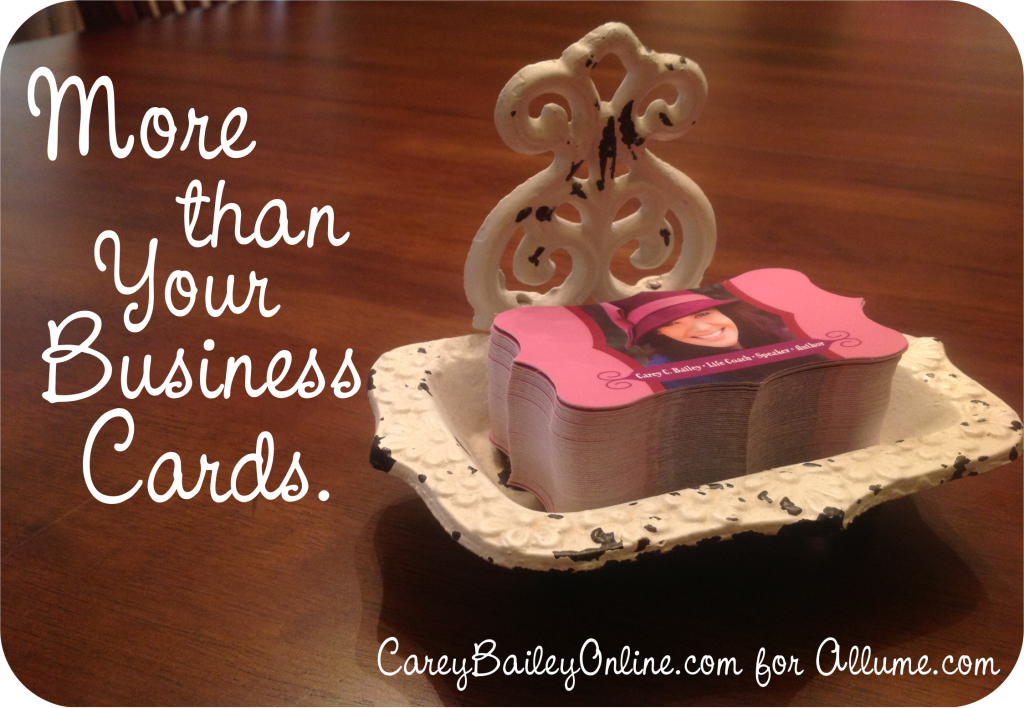 more than your business card