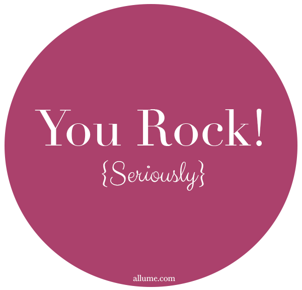 You rock - Allume