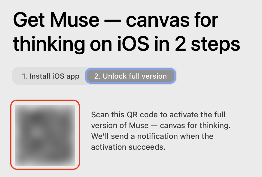 Scan QR code